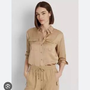 Ralph Lauren shantug blouse